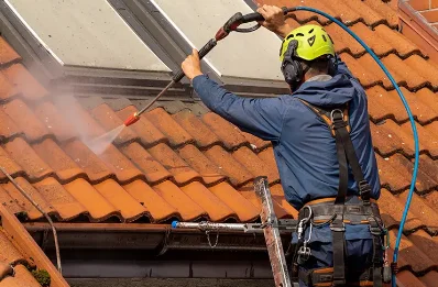 Démoussage et hydrofuge de toiture à Apinac